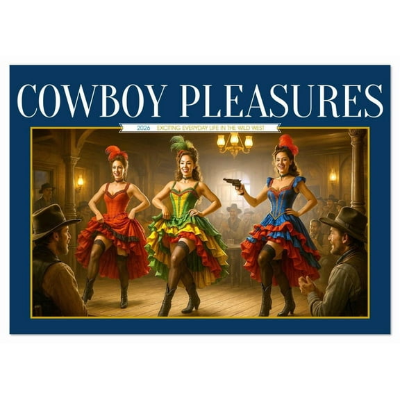 Cowboy Pleasures  (Monthly Wall Calendar 2026 11.7 x 16.5 (open)), CALVENDO 14 Month Calendar