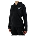 thumbnail image 3 of Sudadera Wilson Talla G Deportiva Abierta con Cierre y Capucha de French Negra, 3 of 4