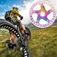thumbnail image 1 of Disc Brake Rotors, Stainless Steel and Aluminum Alloy Electroplated Bicycle Accessory 4 Options for Mountain Bike, 1 of 7