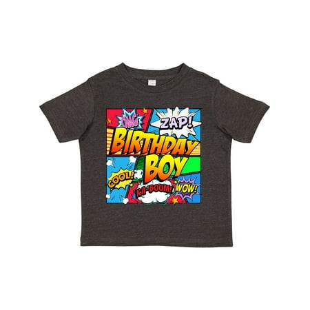 

Inktastic Birthday Boy Comic Book Gift Toddler Boy Girl T-Shirt