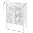 thumbnail image 3 of Butler Specialty Company Industrial Metal 6-Drawer Accent Chest - Bronze, 3 of 9