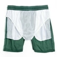 thumbnail image 4 of DPTALR George Men's Quick Dry Swim Trunks,Swimwear with Zipper Pocket,Bathing Suits,Army Green,Big and Tall Men M, 4 of 8