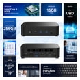thumbnail image 2 of Computadora Mini PC ASUS NUC 14 Essential Intel Core 3 N355 16GB RAM 256GB SSD Monitor 23" Teclado Mouse Español negro, 2 of 5