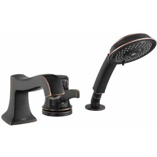 Hansgrohe - Metris C 3 Hole Thermostatic Tubfiller Trim - 04132920