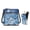 Blue Scarf Snowman, variant on FUIALDOLG Crossbody Bags for Women PU Leather Cross Body Purse with Sunglasses Case 2 Pcs Set Cute Snowman Snowflake Print Zipper Christmas Satchel Waterproof Shoulder Purse