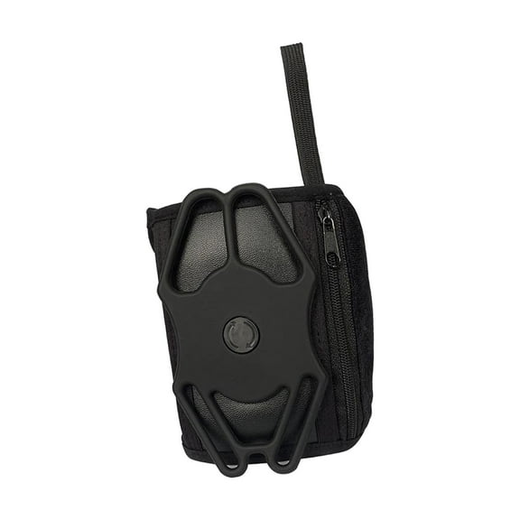 Almencla Wristband Phone Holder Arm Bag Zipper Pocket Universal Case Strap Running Armband for Jogging Trekking Workout