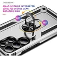 thumbnail image 3 of MYKOMI Case Compatible with Samsung Galaxy S25 Ultra 5G Case, Military Grade Drop Protection Cover 360 Shockproof Heavy Duty Hard Bumper Rugged Mobile Phone Cases with Kickstand Phone Back Cover, 3 of 7
