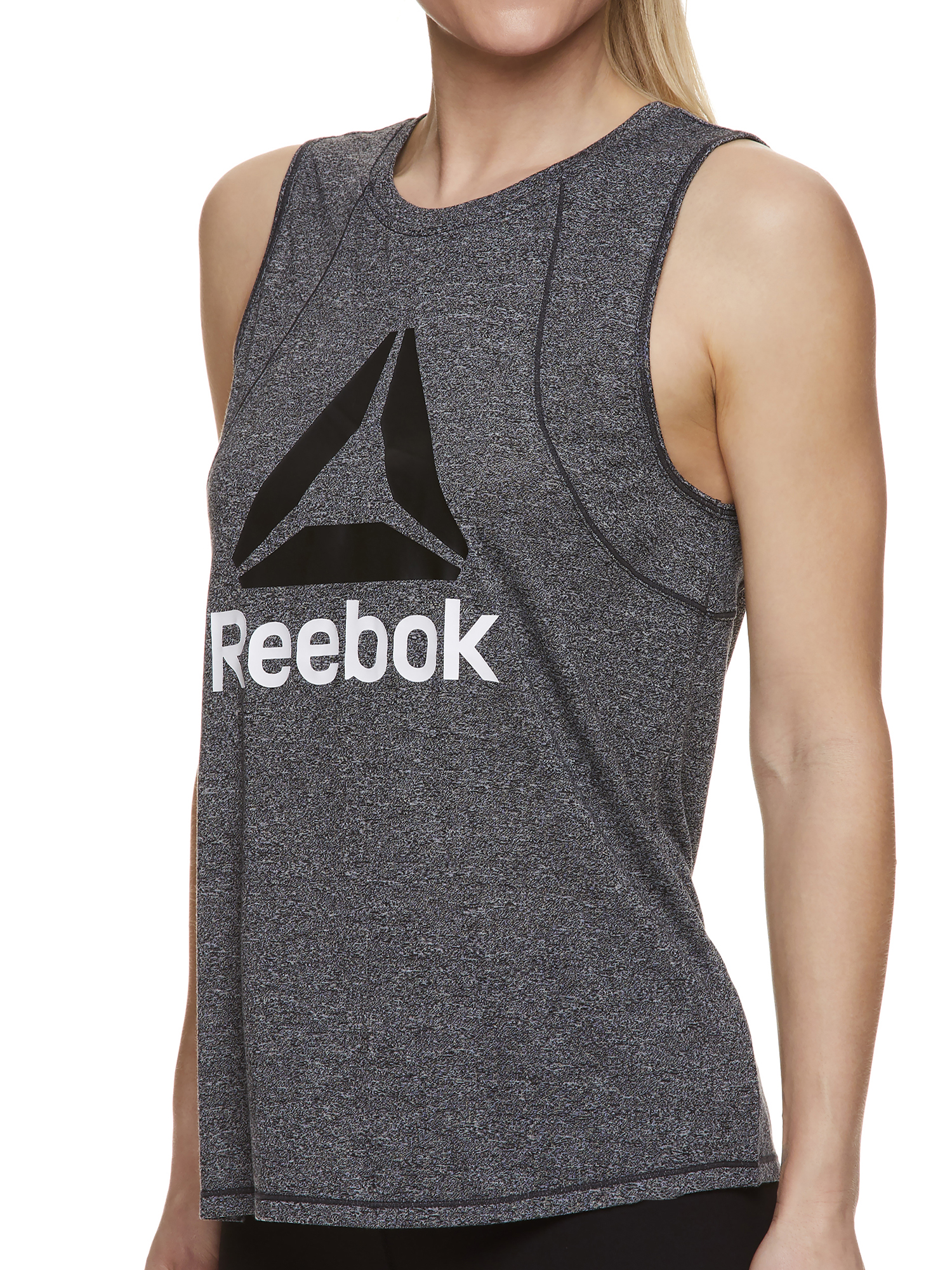 Reebok Womens Muscle Graphic Tank Top - image 3 of 4