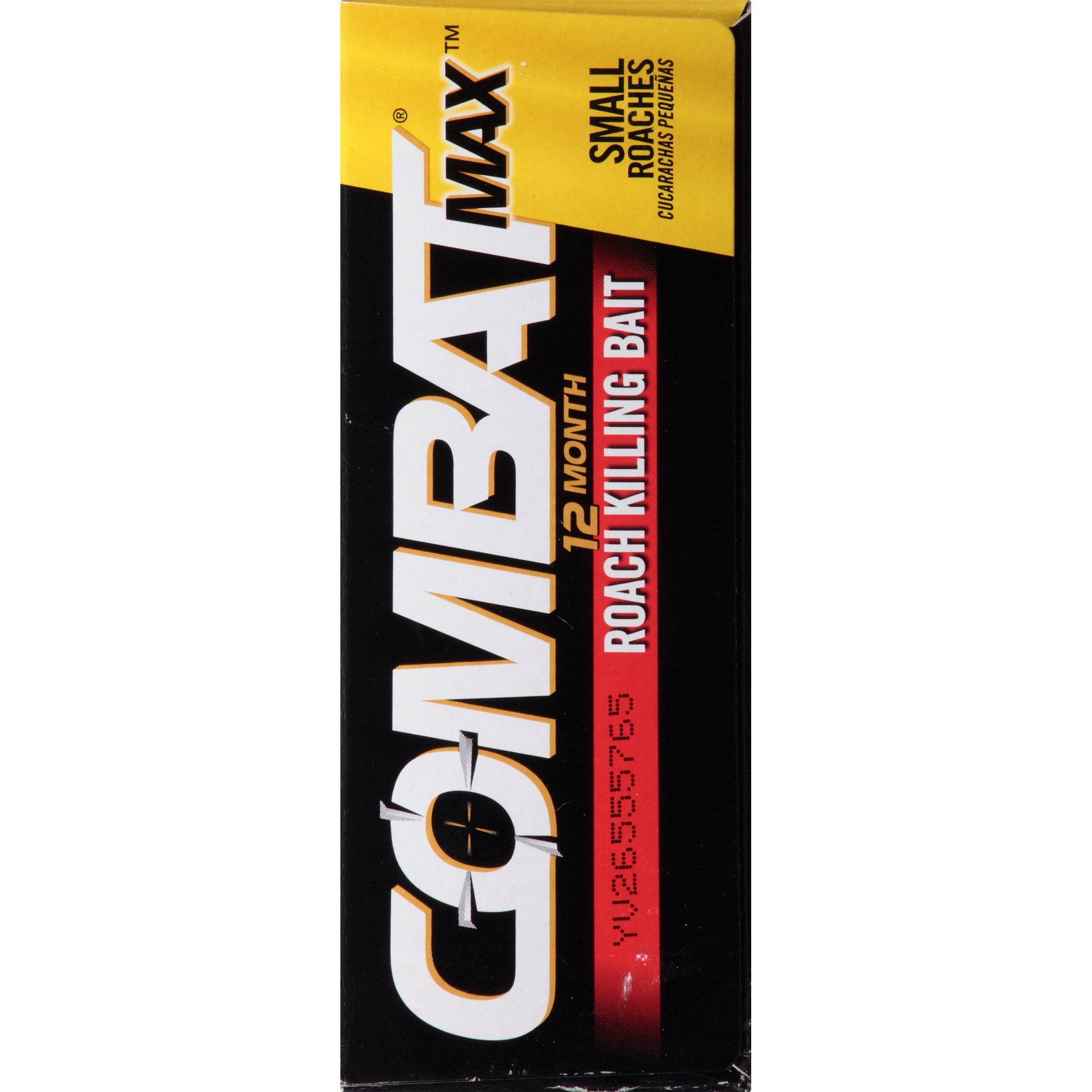 Combat Max 12 Month Roach Killing Bait, Small Roach Bait Station, Child-Resistant, 18 Count