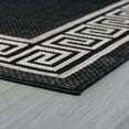 thumbnail image 5 of 5x8 Water Resistant, Indoor Outdoor Rugs for Patios, Front Door Entry, Entryway, Deck, Porch, Balcony | Outside Area Rug for Patio | Black, Greek Key | Size: 5'3'' x 7'3'', 5 of 8