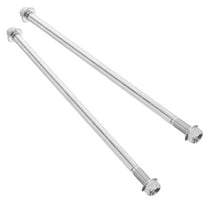 Worgeous 2Pcs Front Rear Axle for Motorcycle Accessories 10In