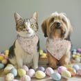 thumbnail image 2 of Dog Bandana 2 Pack,Beige Princess Unicorn Pattern Bandanas for Dogs,Cat Bandana,Small/ Large Dog Bandana 2 Size,Dog Bandanas, 2 of 6