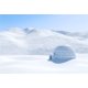 thumbnail image 3 of Fondo de fotografía ABPHQTO Igloo Paisaje nevado de invierno 150x220cm Cielo azul, 3 of 3