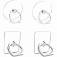 thumbnail image 1 of wonima02 Cell Phone Ring Grips Stand Holder,4pcs 360° Rotation Universal Finger Grip Kickstand for All Smartphones,Tablet and Case, 1 of 1
