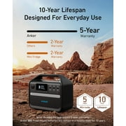 Anker 555 Solar Generator, Powerhouse 1024Wh Portable Power Station with 2×100W Solar Panel for Outdoor RV, Camping, Emergency