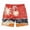 Red, variant on XFeng Men's 2 in 1 Swim Trunks, Print Board Shorts with Compression Liner, Quick Dry Beach Swim Shorts with Pockets