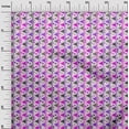 thumbnail image 3 of oneOone Georgette Viscose Purple Fabric Geometric Sewing Material Print Fabric By The Yard 42 Inch Wide, 3 of 4