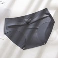 thumbnail image 2 of TrowBridge-bragas de satén de seda para mujer, ropa interior sin costuras, transpirable, lencería Sexy, talla grande, 18 colores, 2 of 4