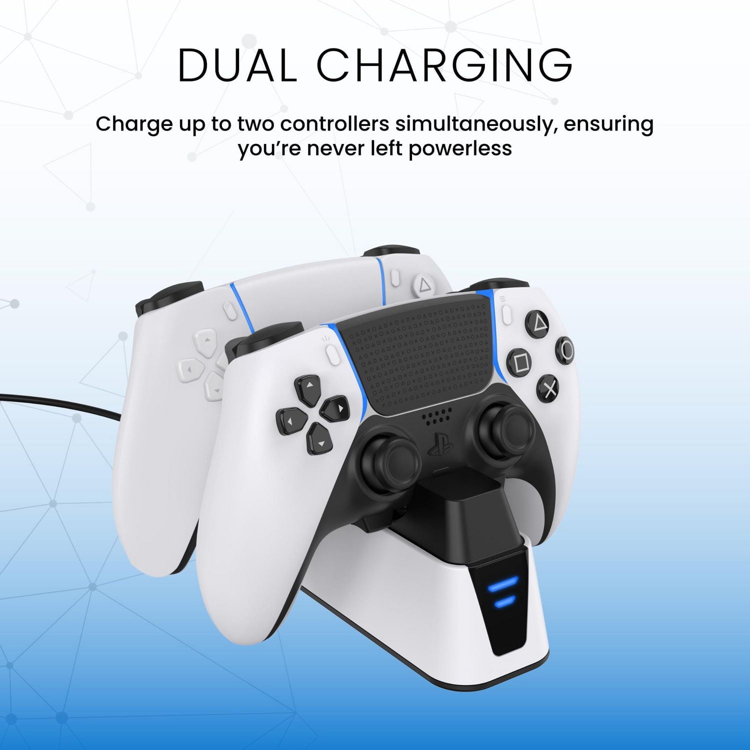 Surge Dual Charge Dock for PlayStation 5 DualSense & Edge Controllers
