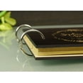 thumbnail image 2 of Custom Floral Wood Engraved Bride & Groom Advice Book Personalized Wedding Sign In Guest Book, 2 of 5