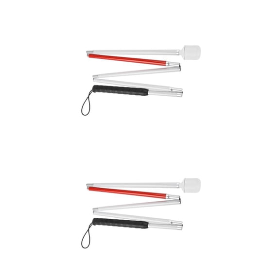 Soidarity Foldable Blind 5 Sections Cane Adjustable Crutch Blind Stick Type1 NO1