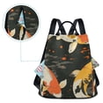 thumbnail image 5 of FORMRS Women's Travel Backpack Purse Anti-Theft Hidden Pockets Casual Shoulder Bag, Fish Pattern, 5 of 7