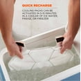 thumbnail image 3 of Ergodyne Chill-Its® 6215 Premium FR Phase Change Cooling Vest with Packs, Khaki, L/XL, 3 of 6