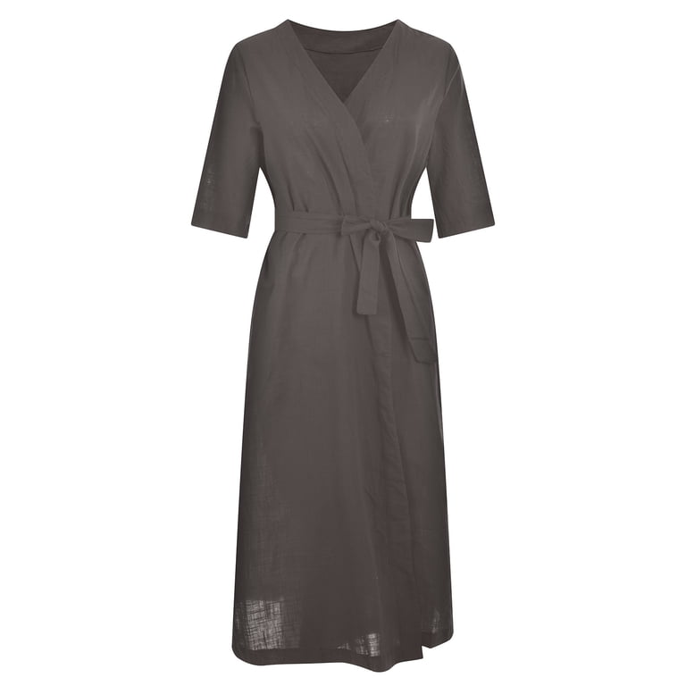 white christmas dresses Women White Maxi Wrap Dress | Hand Embroidery | Cotton Muslin