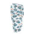 thumbnail image 6 of Yuyamidu Blue Flower Sarong Swimsuit Coverup for Women Chiffon Wraps Beach Cover Up Breathable Beach Coverups Skirt Semi-Sheer Swimwear Bikini Wrap, 6 of 7