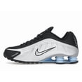 thumbnail image 2 of Nike Men's Shox R4 Metallic Silver Black Psychic Blue Shoes, from StockX, 2 of 5