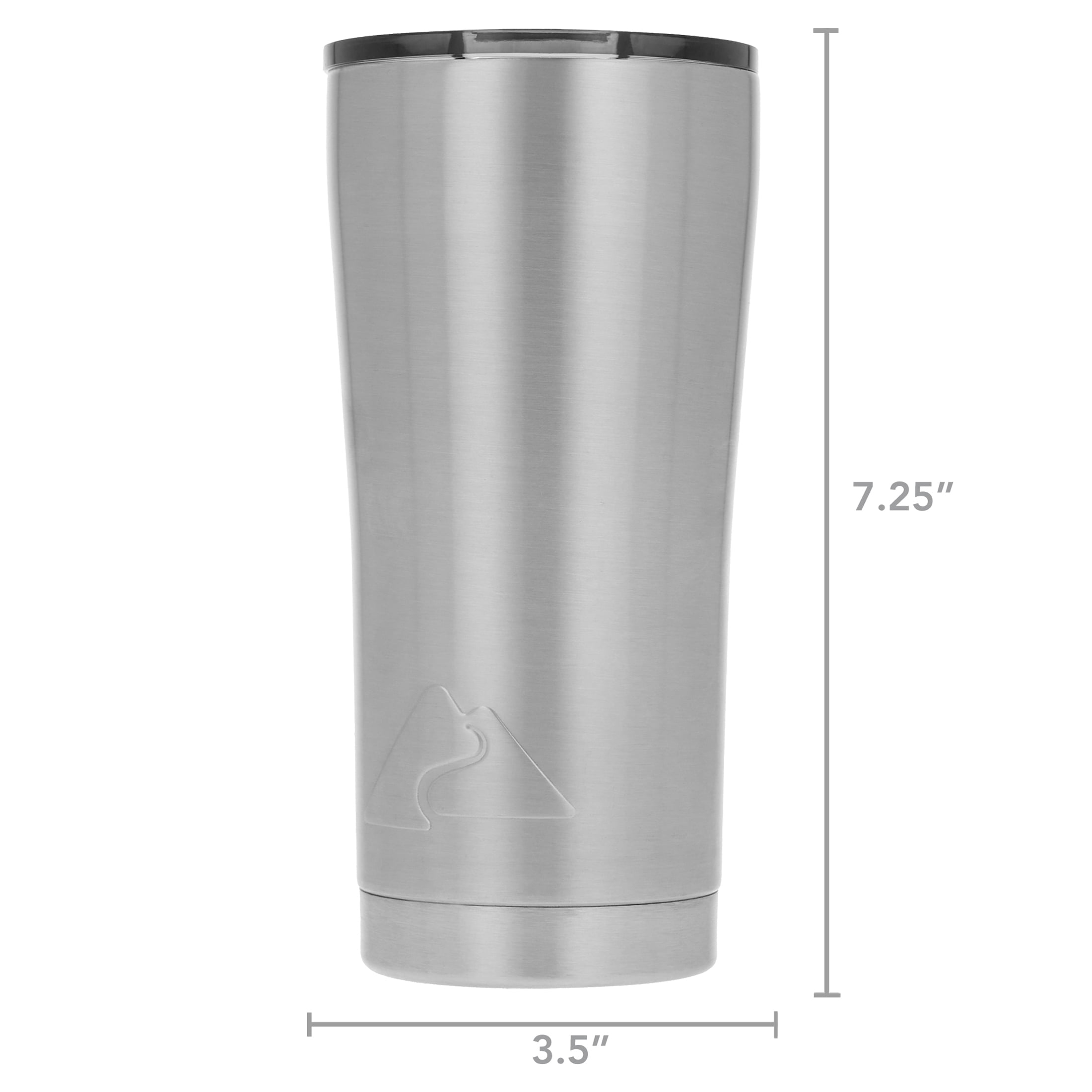 Ozark Trail 22 oz Vacuum Insulated Stainless Steel Tumbler Silver