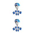 thumbnail image 4 of Casco de rodillo ajustable Matsuzay para niños y niñas 2piezas Azul oscuro, 4 of 6