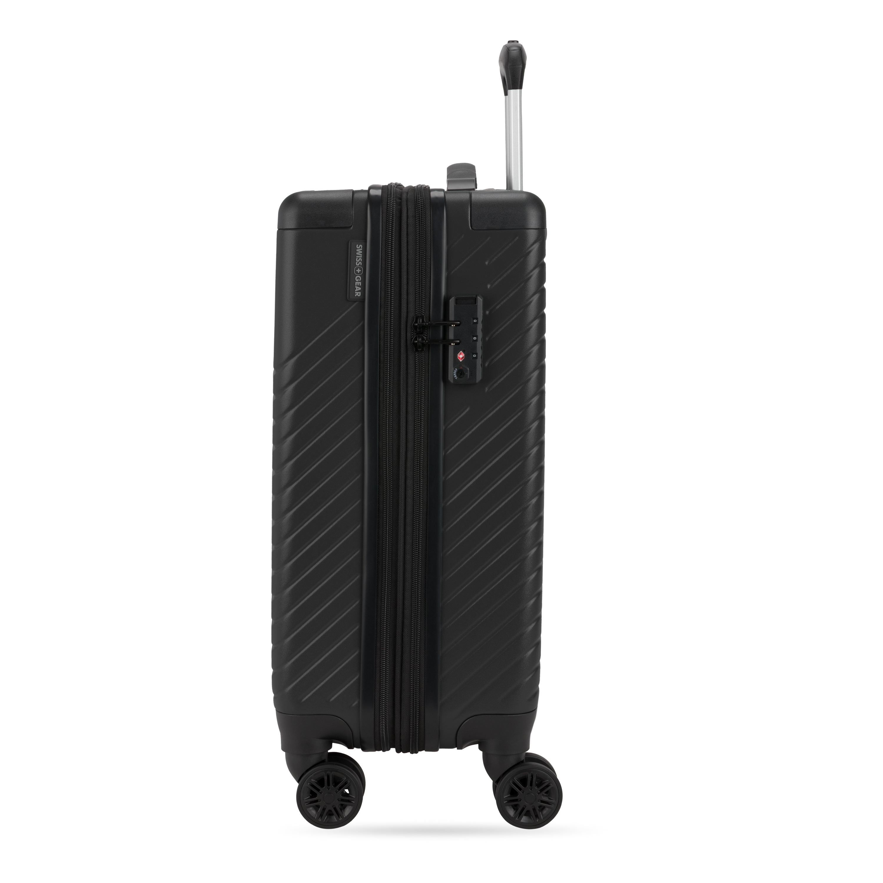SWISSGEAR Edge Hardside Carry-On Spinner, Black