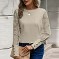 thumbnail image 5 of LIaqionyy Womens Tops Dressy Casual Long Sleeve Fall Outfits Business Blouses Cute T Shirts Work Clothes, 5 of 7