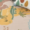 thumbnail image 2 of Kids Rug Non-Slip Play Mat with Dinosaurs on World Map in Beige, 2 of 5