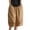 r-259Khaki65, variant on NAFUU Womens Summer Bermuda Shorts Casual Elastic Waist Solid Color Wide Leg Short Pants With Pockets Comfortable Versatile Elastic Waist Shorts Women