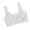 Bras - Green, variant on Girls Training Bra Soft Knit Texture Wireless Bralette Cozy U Neck Tank Top Breathable Stretchy Wide Straps Everyday Wear for Young Teens All Day Soft Support