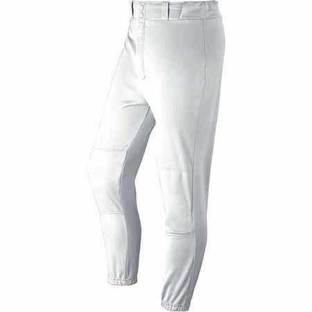 Adult Baseball Zipper Pants with Elastic Waistband and Belt