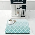 thumbnail image 2 of Coffee Bar Mat Rubber Dish Drying Mat For Kitchen Counter Coffee Mat for Home Bar Gift Kitchen Mat Coffee Bar Accessories Decorative Coffee Shop Chocolate Dish Drying Pad 16"X 18", 2 of 7