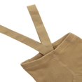 thumbnail image 4 of Newborn Baby Suspender Overall Pantyhose Solid Color High Waist Ribbed Knit Tights Infant Spring Autumn One-piece Leggings, 4 of 6