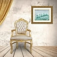 thumbnail image 3 of Phillip, Jamie 18x15 Gold Ornate Wood Framed with Double Matting Museum Art Print Titled - Hatched Of Blues, 3 of 4