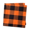 thumbnail image 4 of DII Orange Buffalo Check Table Set, 4 of 8