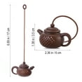 thumbnail image 2 of WASHWEPE 2Pcs Coffee Silicone Tea Infuser Loose Leaf Tea Accessories for Teapot and Teacup Steeping, 2 of 7