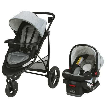 Graco Modes 3 Essentials LX Travel System, (Best Newborn Car Seat And Stroller)