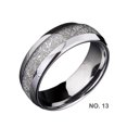 thumbnail image 3 of Stainless Steel Ring Jewelry Delicate Rings Dressing Up Decorative Accessory for Wedding Engagement Party Daily Working Silver Size 13, 3 of 8