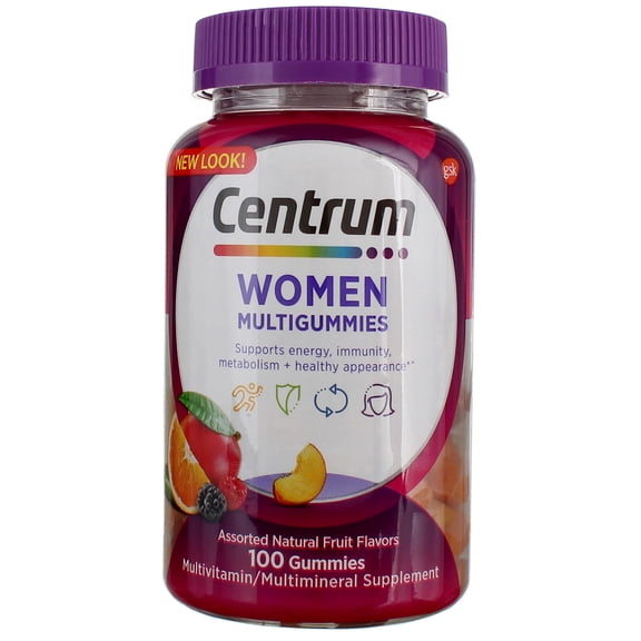 2 Pack - Centrum MultiGummies Gummy Multivitamin for Women,