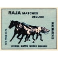 thumbnail image 2 of Phillumenart 14x12 Black Ornate Wood Framed with Double Matting Museum Art Print Titled - Raja Matches Deluxe, 2 of 4