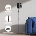 thumbnail image 4 of Soportes para altavoces Anautin Universal Satellite & Bookshelf, 4 of 7