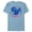 Ocean Blue, variant on Disney Stitch Embrace the Weird Freestyle Alien Street Tags- Short Sleeve Blended T-Shirt for Adults - Customized-Yellow