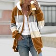 thumbnail image 2 of Avdjesfny Fleece Jackets for Women 2024 Winter Sherpa Lined Full Zip Hooded Jacket Plus Size Fuzzy Coats with Pockets S-5XL Warm Heavy weight Sweatshirt, 2 of 4